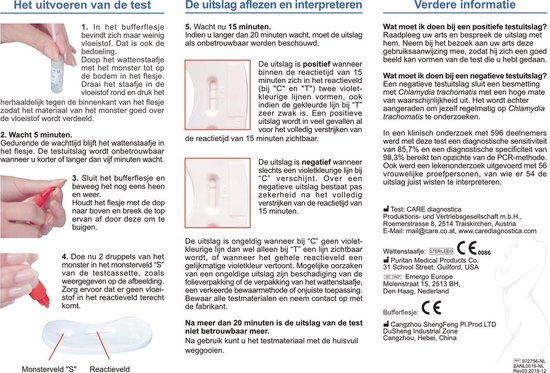 Bol Com Chlamydia Zelftest 1 St