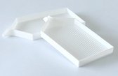 Schudbakje XXXL - (80 x 140 mm) met schenktuitje