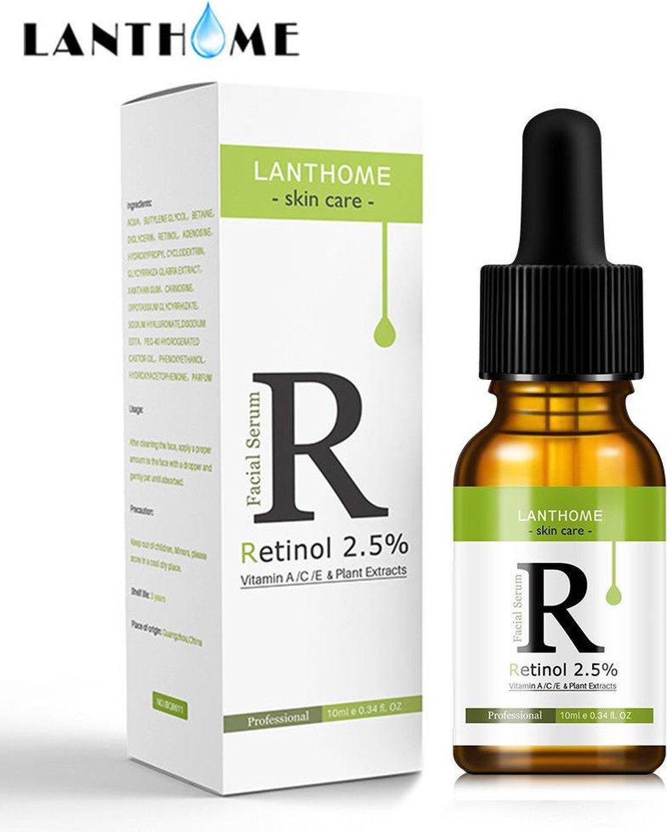 Lanthome Retinol Gezicht Serum - Met Vitamine A/C/E & Hyaluronzuur