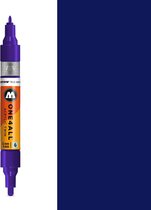 Molotow ONE4ALL - Donker Violet Oranje Acrylic Twin 1,5 – 4 mm Marker