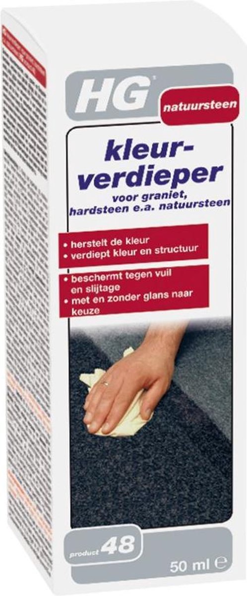 HG natuursteen kleurverdieper - 50ml - herstelt de kleur