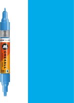 Molotow ONE4ALL - Shock Blue Middle Acrylic Twin 1,5 – 4 mm Marker