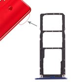 2 x SIM-kaartvak / Micro SD-kaart Lade voor Huawei Honor 8X Max (Blauw)