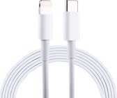 2 meter USB-C / Type-C Male naar 8 Pin Male Quick Charge-kabel  voor iPhone  iPad  Samsung  Huawei  Xiaomi  LG en andere Smartphones