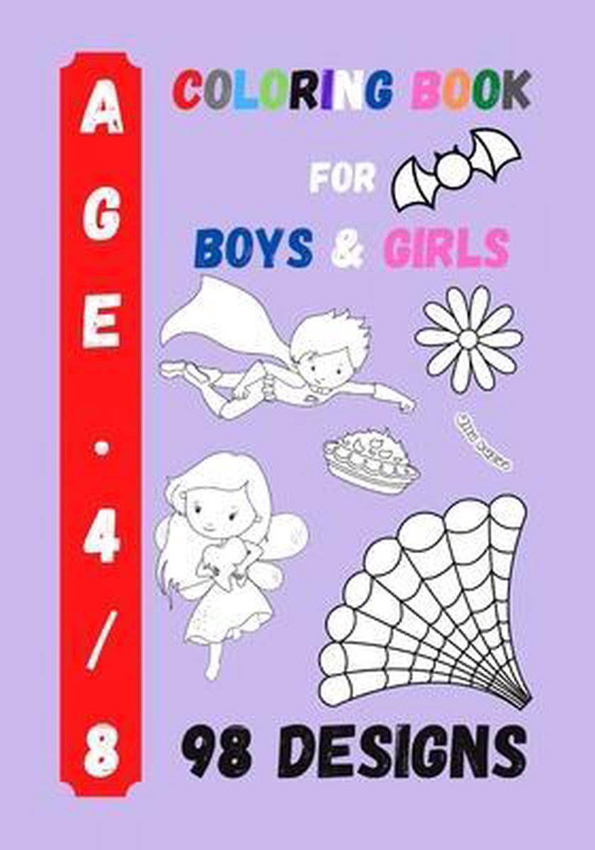 Rainbow- Coloring Book For Boys And Girls van Yves Kervella