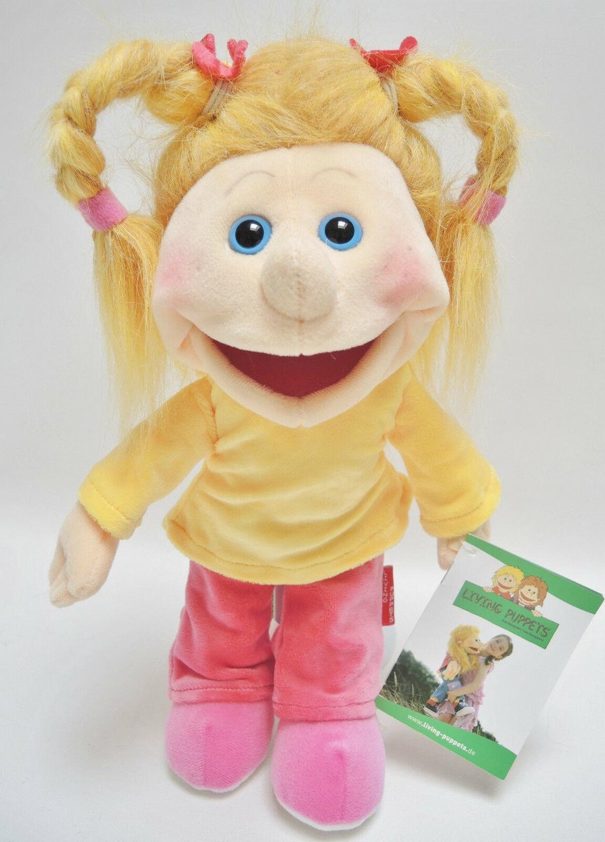 Marionnette Living Puppets Flupsi Le Poisson – 20 Cm, Idéale Pour Jeux Et Histoires