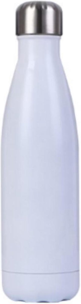 Drinkfles - Thermosfles - Geïsoleerd - Dubbelwandig - RVS - Wit - 0.5 liter- Able & Borret