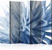 Kamerscherm - Scheidingswand - Vouwscherm - Flower - blue dahlia II [Room Dividers] 225x172 - Artgeist Vouwscherm