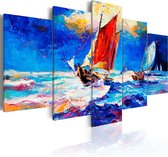 Schilderijen Op Canvas - Schilderij - Catch the Wind 200x100 - Artgeist Schilderij