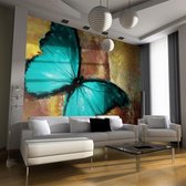 Fotobehang – Behangpapier - Fotobehang - Painted butterfly 250x193 - Artgeist