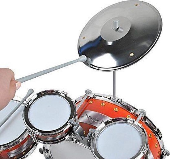 Thumbnail van een extra afbeelding van het spel Drumstel, Drumset, Drummen voor kinderen