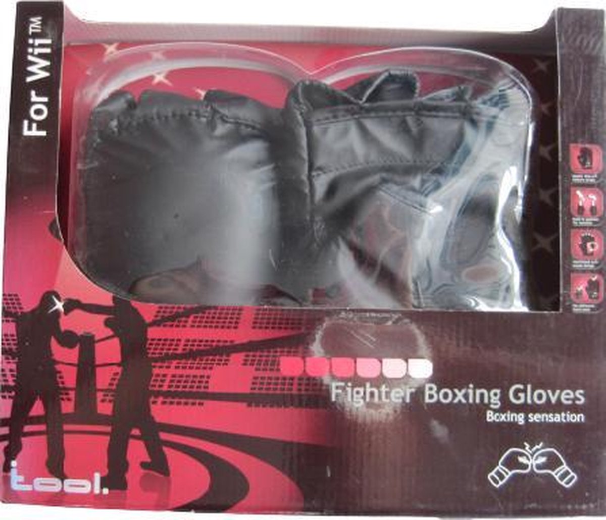 Fighter Boxing Gloves voor de Nintendo Wii | Real Boxing Sensation!