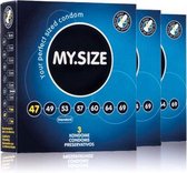 My Size - Pakket XS-S-M  - 9 stuks - XS condooms
