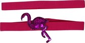 Jessidress Hoofdband Baby Haarband met flamingo Haarbandjes - Fushia
