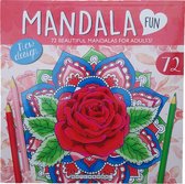 Mandala kleurboek 72 kleurplaten ( Roos )