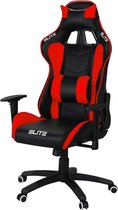 Elite Premium - E-Sports - Game stoel - Ergonomisch - Bureaustoel - Verstelbaar - Racing - Gaming Chair - Zwart / Rood