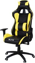 Elite Premium - E-Sports - Game stoel - Ergonomisch - Bureaustoel - Verstelbaar - Racing - Gaming Chair - Zwart / Geel