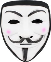 Attitude Holland Masker Anonymous/Guy Fawkes Wit/Zwart