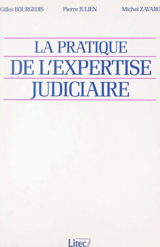 La pratique de l'expertise judiciaire - cover