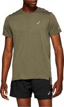 Asics Sportshirt - Maat S  - Mannen - army groen