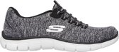 Skechers Empire - Heart to heart  Sneakers - Maat 39 - Vrouwen - zwart/wit