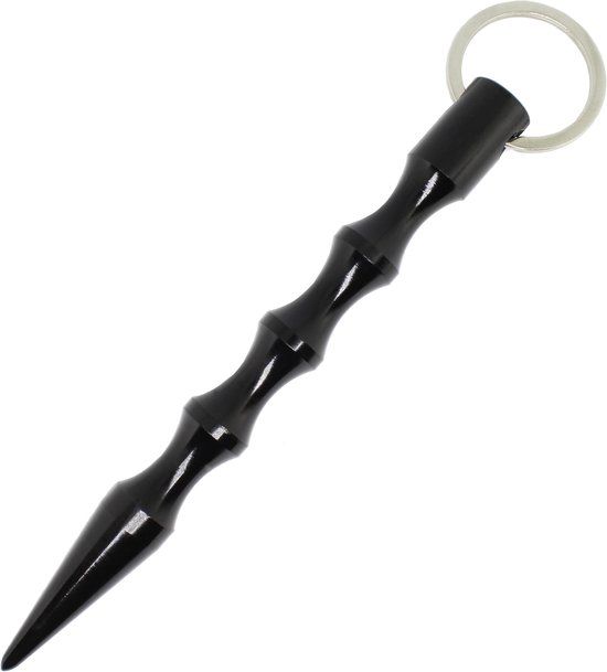 Kubotan - Sleutelhanger - Zelfverdediging - Zwart - Scherp - Self Defense Keychain