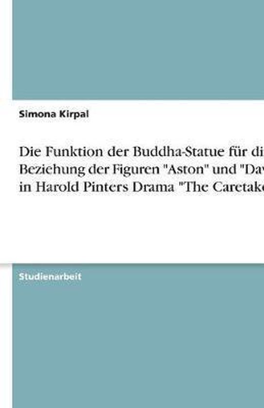 Die Funktion der Buddha-Statue fur die Beziehung der Figuren ... - cover