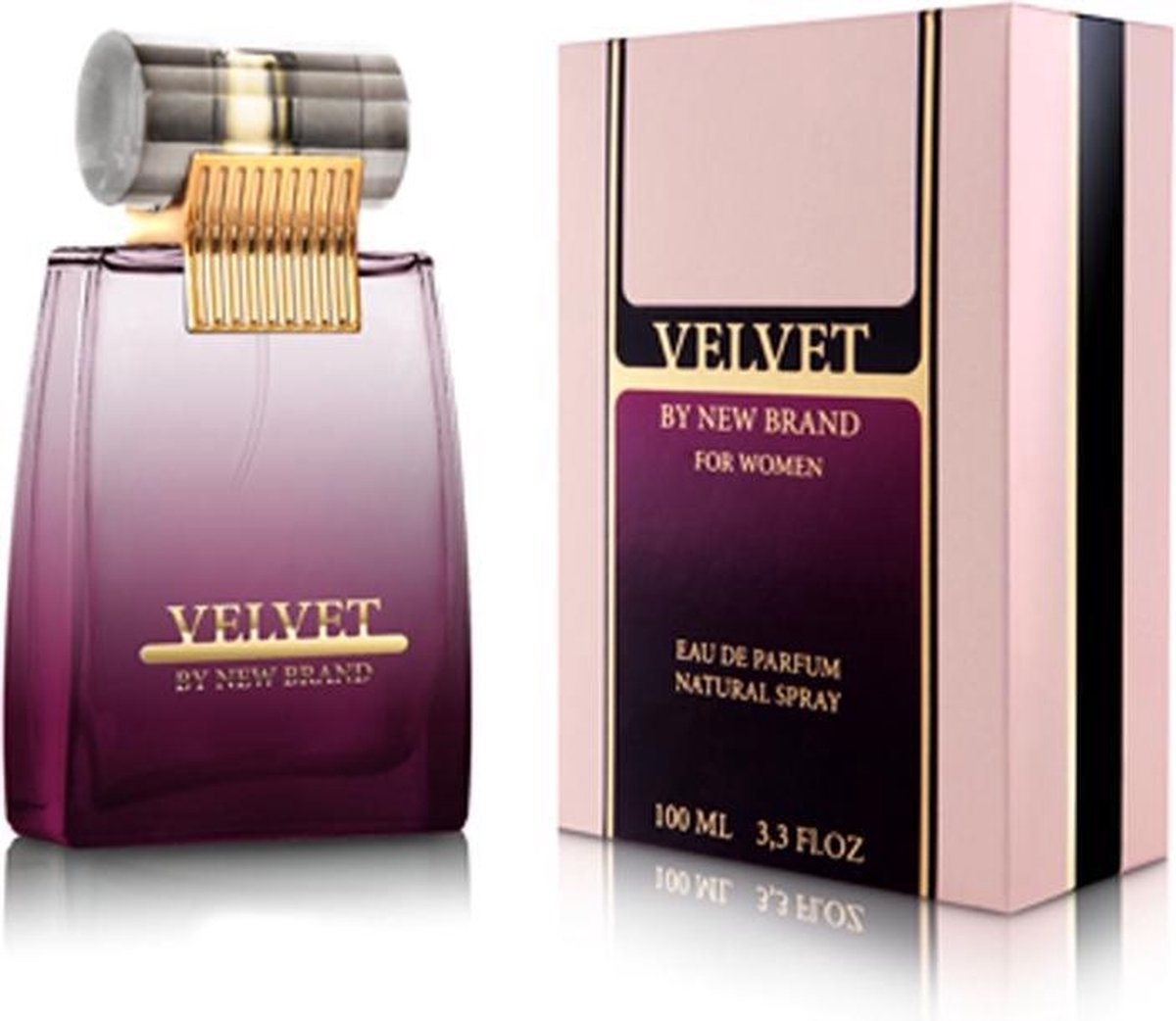 New Brand Perfumes Prestige Velvet For Women Eau De Parfum 100 Ml