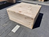 Loungetafel "Garden" van Nieuw steigerhout 75x75cm