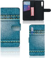 Wallet Case Xiaomi Mi 9 Telefoon Hoesje Jeans