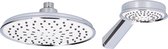 Bath & Shower Douchekoppenset Rond Xl Abs Chroom/wit 2-delig
