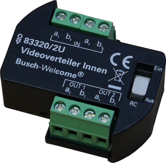 ABB 83320/2 U Busch-Jaeger Welcome Video videoverdeler voor bewakingssysteem - 8300-0-0042 - 830000042 van ABB — afbeelding 2