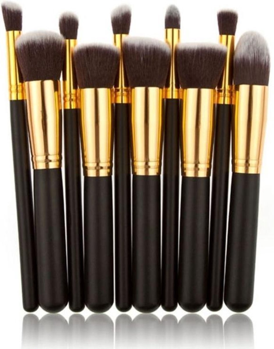 Trendfield Make up kwasten set 10 delig Foundation Kwasten