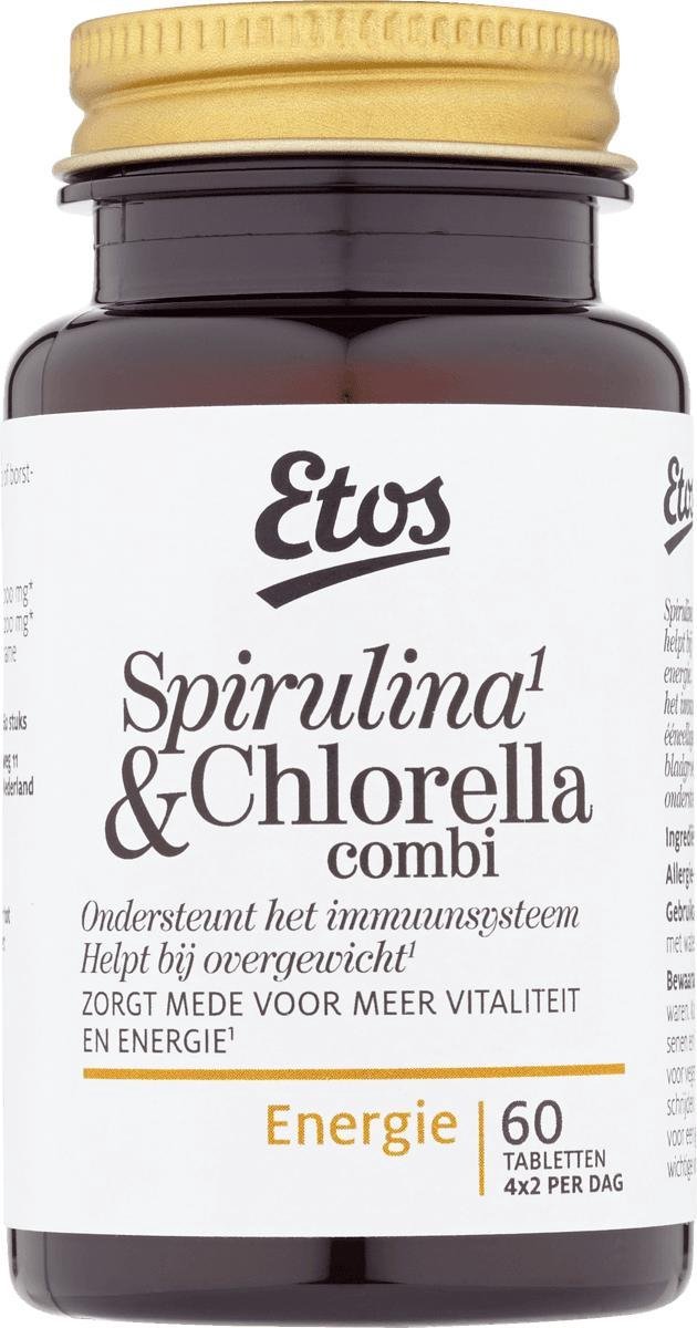 Etos Spirulina Chlorella Combi 60 tabletten ondersteunt imuunsysteem | bol.com