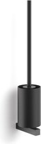 Zack toiletborstel Carvo zwart rvs - hangend - boren - 40507
