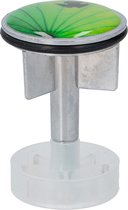 Non-branded Gootsteenstop 4 X 6 Cm Staal Zilvergrijs/groen