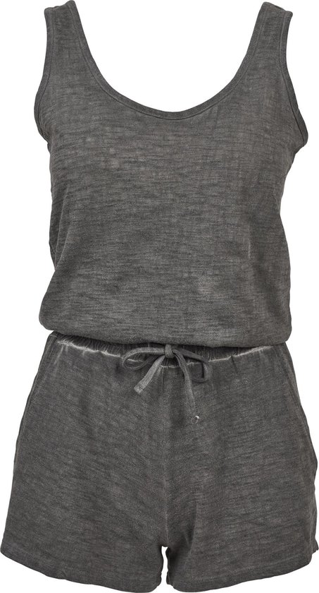 Dames Ladies Cold Dye Short Jumpsuit grijs | bol.com