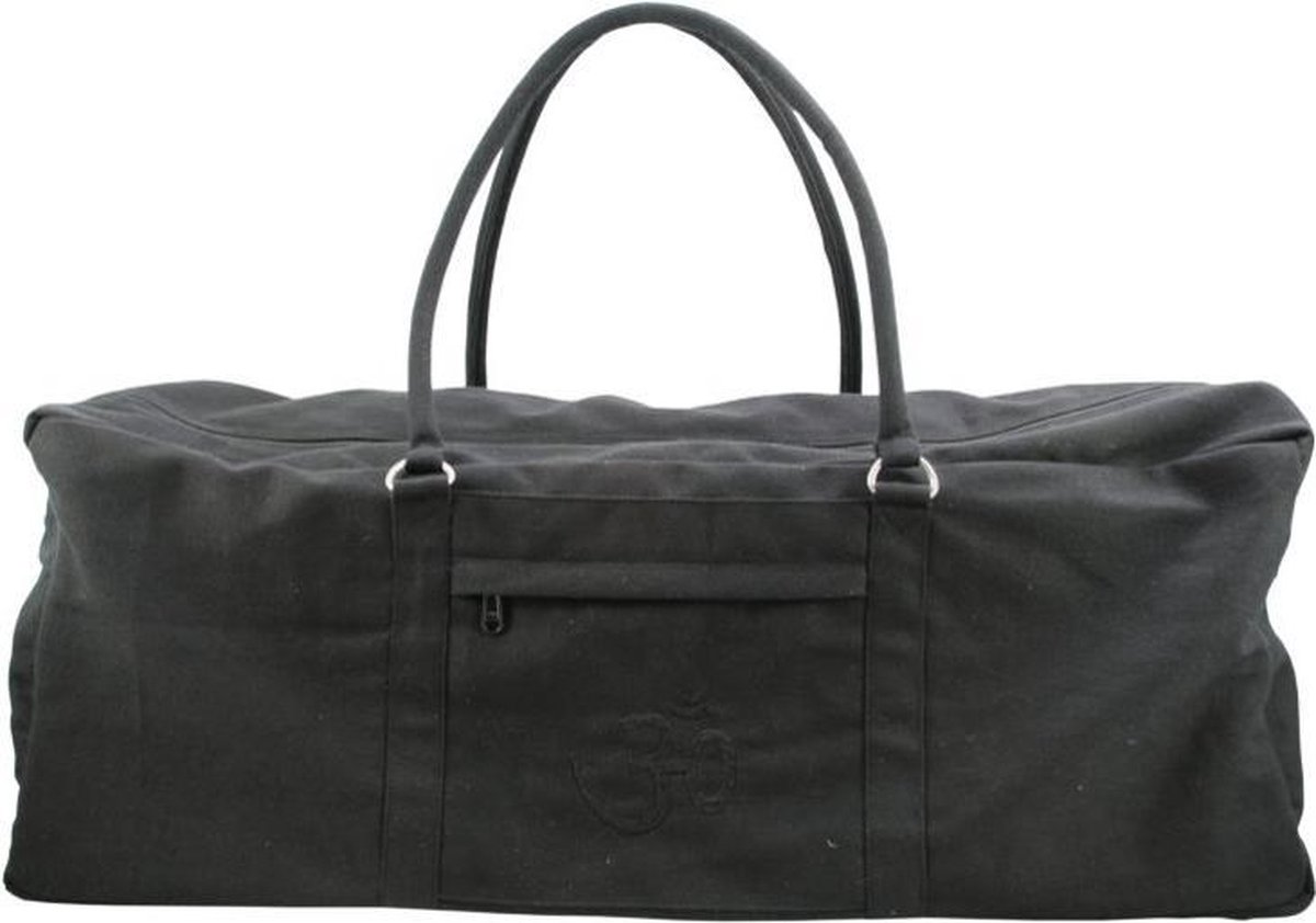 Kit bag 62x22x22 cm 100% katoen iyengar yoga zwart