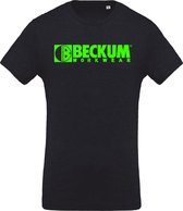 Beckum Workwear EBTS04 T-shirt met logo Navy Heather 3XL