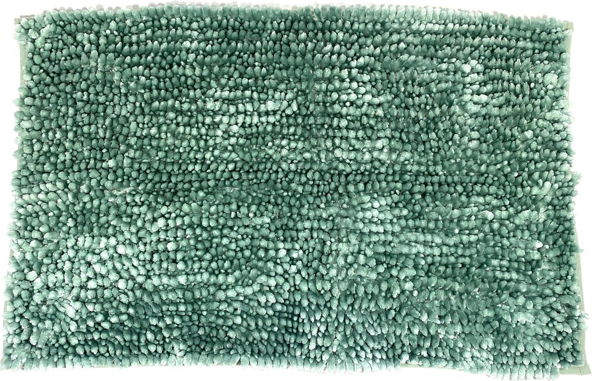 Lucy's Living Luxe badmat BY Mint - 50 x 80 cm - groen - badkamer mat - badmatten - bad textiel - wonen - accessoires