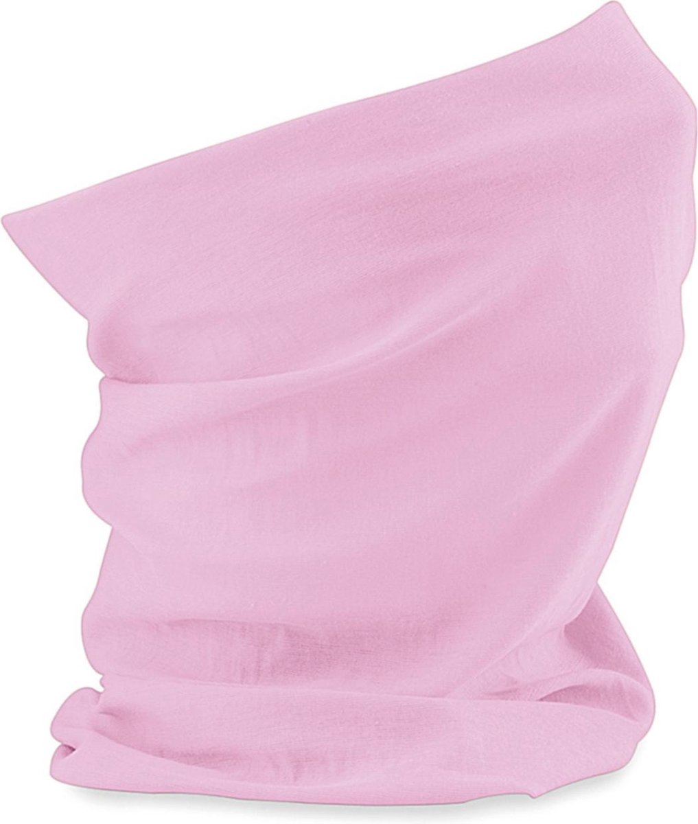 Multifunctionele morf sjaal roze unikleur - Voor kinderen - Gezichts bedekkers - Maskers voor mond - Windvangers - Gezichtsmasker