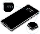 Samsung Galaxy S 8 siliconen hoesje / Galaxy S8 transparante siliconen hoesje / Doorzichtige Samsung S8 achterkant met uitgestoken hoeken / anti schok / anti shock
