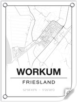 Tuinposter WORKUM (Friesland) - 60x80cm