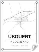 Tuinposter USQUERT (Nederland) - 60x80cm