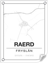 Tuinposter RAERD (Fryslân) - 60x80cm