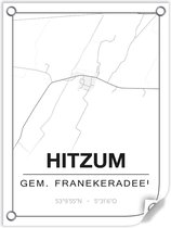 Tuinposter HITZUM (Gem. Franekerdeel) - 60x80cm