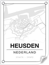 Tuinposter HEUSDEN (Nederland) - 60x80cm
