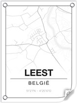 Tuinposter LEEST (Belgie) - 60x80cm