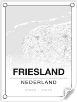 Tuinposter FRIESLAND (Nederland) - 60x80cm