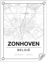 Tuinposter ZONHOVEN (Belgie) - 60x80cm